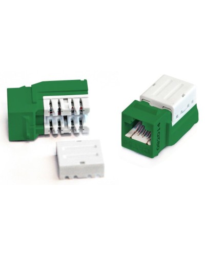 KJNE-8P8C-C5e-90-GN. Вставка Keystone Jack RJ-45. Hyperline в Кемерово