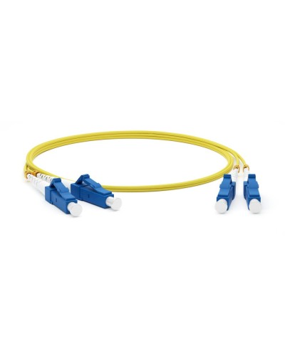 FC-D2-9-LC/UR-LC/UR-H-15M-LSZH-YL. Патч-корд волоконно-оптический одномодовый. Hyperline в Кемерово