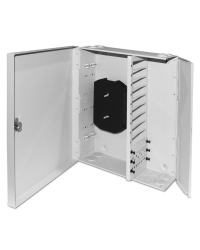 FO-WBX-12xSLT-W140H42-96UN-GY. Кросс оптический настенный. Hyperline в Кемерово