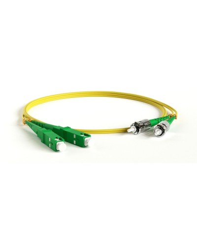 FC-D2-9-SC/AR-ST/AR-H-1M-LSZH-YL. Патч-корд волоконно-оптический ST-SC. Hyperline в Кемерово