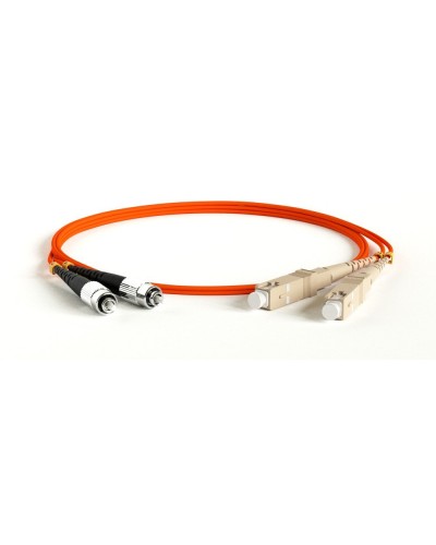 FC-D2-50-FC/PR-SC/PR-H-1M-LSZH-OR. Патч-корд волоконно-оптический SC-FC. Hyperline в Кемерово