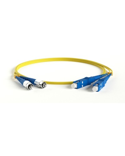 FC-D2-9-FC/UR-SC/UR-H-1M-LSZH-YL. Патч-корд волоконно-оптический SC-FC. Hyperline в Кемерово
