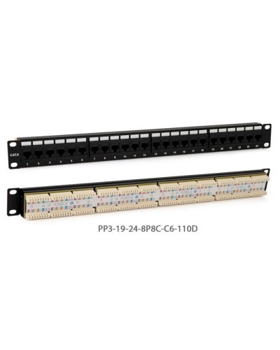 PP3-19-24-8P8C-C5E-110D. Патч-панель 19. Hyperline в Кемерово