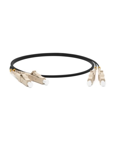 FC-D2-50-LC/PR-LC/PR-H-1M-LSZH-BK. Патч-корд волоконно-оптический многомодовый. Hyperline в Кемерово
