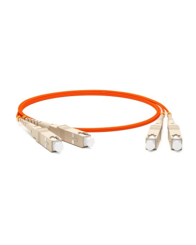 FC-D2-50-SC/PR-SC/PR-H-2M-LSZH-OR. Патч-корд волоконно-оптический SC-SC. Hyperline в Кемерово