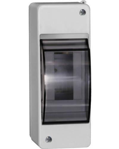 Корпус пластиковый КМПн 2/2 IP30 белый KREPTA 3 (MKP42-N-02-30-20). Щиток модульный с прозрачной дверцей, настенный. IEK в Кемерово