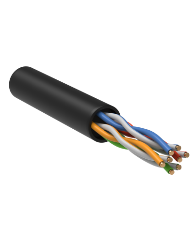 GENERICA U/UTP кат.5E 24AWG 4 пары LDPE черный (BC3-C5E04-139-305-R-G). Кабель «витая пара» (LAN) для структурированных систем связи. IEK в Кемерово