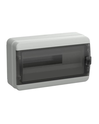 Корпус пластиковый КМПн-18 IP65 TEKFOR (TF5-KP72-N-18-65-K03-K02). Корпус модульный пластиковый черная прозрачная дверь. IEK в Кемерово