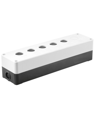 Корпус КП105(6) для кнопок 5(6) мест белый (BKP10-6-K01). Корпус для кнопочных постов. IEK в Кемерово