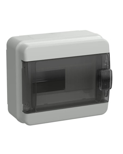 Корпус пластиковый КМПн-8 IP65 TEKFOR (TF5-KP72-N-08-65-K03-K02). Корпус модульный пластиковый черная прозрачная дверь. IEK в Кемерово