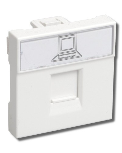 РКИ-20-00-П RJ-45 UTP белая (CKK-40D-RI2-K01). Розетка информационная 2 модуля ПРАЙМЕР. IEK в Кемерово