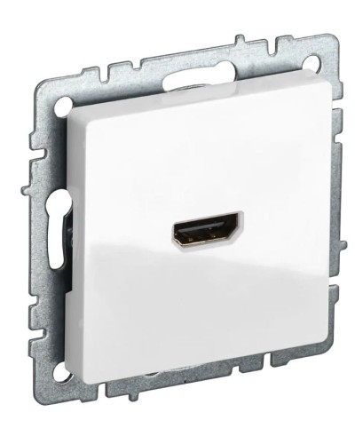 Розетка HDMI РHDMI-0-БрБ белая BRITE (BR-H10-K01). Розетка HDMI. IEK в Кемерово