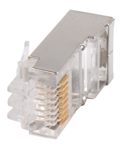 GENERICA Разъём RJ-45 FTP для кабеля кат. 5Е (20 шт) (CS3-1C5EF-G). Разъем RJ-45. IEK в Кемерово