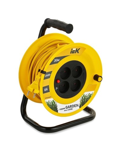 УК30 4 места, 30м (WKP23-06-04-30). Удлинитель на катушке Garden. IEK в Кемерово