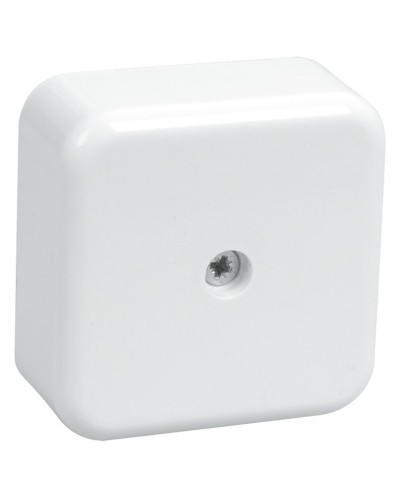 Коробка распаячная КМ41206-01 50х50х20 открытой проводки (4 клеммы 3 мм²) белая (UKO10-050-050-020-K01). Коробка распаячная безгалогенная (HF). IEK в Кемерово