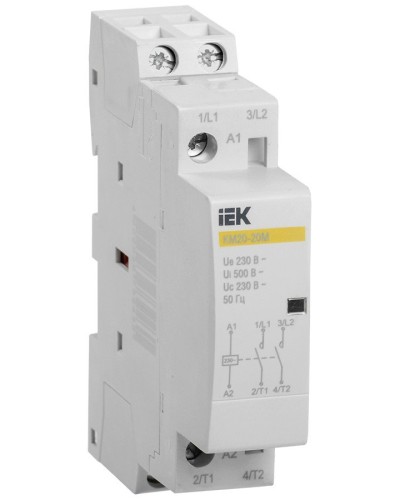 Контактор модульный КМ20-20М AC (MKK11-20-20). Контактор модульный. IEK в Кемерово