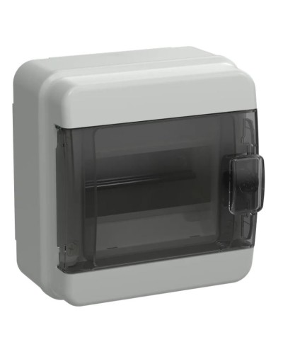 Корпус пластиковый КМПн-6 IP65 TEKFOR (TF5-KP72-N-06-65-K03-K02). Корпус модульный пластиковый черная прозрачная дверь. IEK в Кемерово