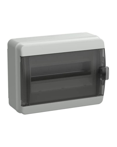 Корпус пластиковый КМПн-12 IP65 TEKFOR (TF5-KP72-N-12-65-K03-K02). Корпус модульный пластиковый черная прозрачная дверь. IEK в Кемерово