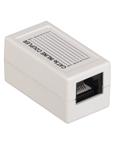 CS70-1C5EU. Проходной адаптер категория 5Е UTP тип RJ45-RJ45, белый. ITK в Кемерово