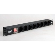 PH12-8D3. Блок розеток 19”. ITK