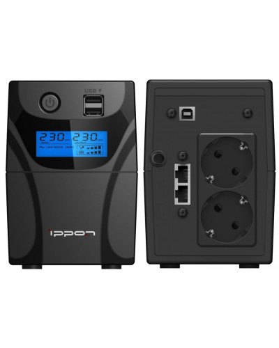 Ippon Back Power Pro II 850 Euro (1005575). Источник бесперебойного питания. Ippon в Кемерово
