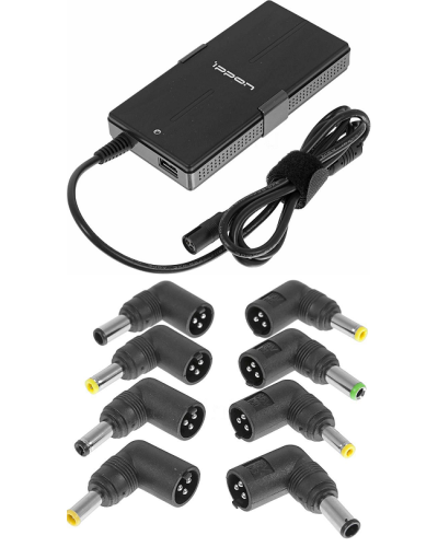 Блок питания Ippon S65U автоматический 65W 15V-19.5V 11-connectors 3.5A 1xUSB 2.1A, LED индикатор (651781). Блок питания. Ippon в Кемерово