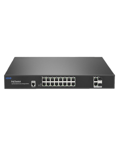 KN-SW1602SFP/M2. Коммутатор с питанием по PoE. KENO в Кемерово