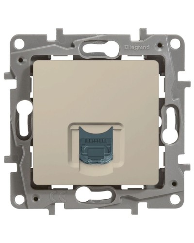 Розетка 5e, UTP, 1хRJ45, ETIKA, слоновая кость (672341). Розетка. LegranD в Кемерово