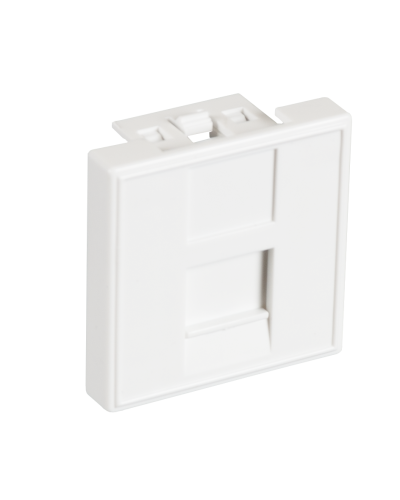 EC-IMF-1-WT-10 (10шт). Вставка 45x45 (Mosaic) для 1 модуля Keystone Jack. NETLAN в Кемерово