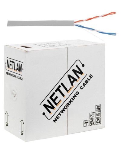 U/UTP 2pair, Cat5, In, PVC, CCA (CCA-UU002-5-PVC-GY) . Кабель «витая пара» (LAN) для структурированных систем связи. NETLAN в Кемерово