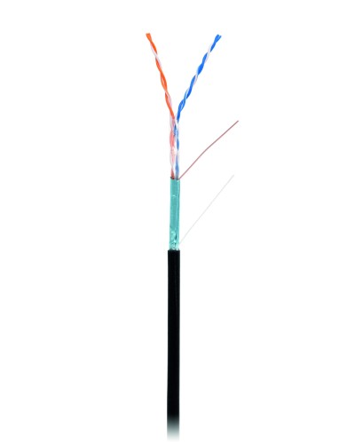 F/UTP 2pair, Cat5, Out, PE (EC-UF002-5-PE-BK). Кабель «витая пара» (LAN) для структурированных систем связи. NETLAN в Кемерово