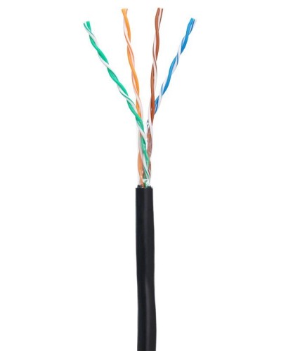 U/UTP 4pair, Cat5е, Out, PE (EC-UU004-5E-PE-BK). Кабель «витая пара» (LAN) для структурированных систем связи. NETLAN в Кемерово