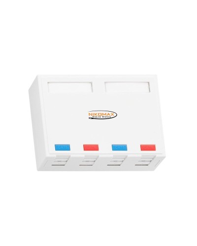 NMC-MB4P-ST-WT. Корпус настенной розетки. NIKOMAX в Кемерово