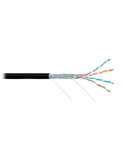 F/UTP 4pair, Cat5e, Solid, Out, PVC (NMC 9200B-BK). Кабель «витая пара» (LAN) для структурированных систем связи. NIKOMAX в Кемерово