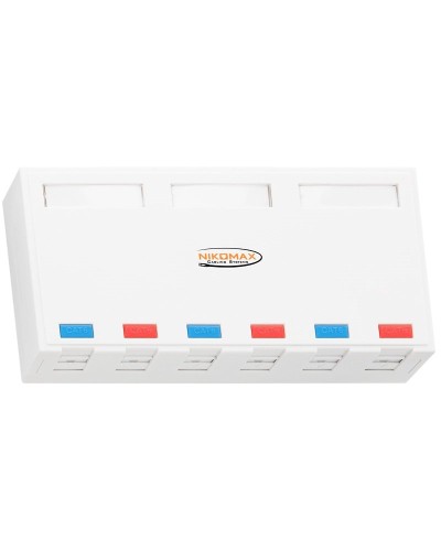 NMC-MB6P-ST-WT. Корпус настенной розетки. NIKOMAX в Кемерово