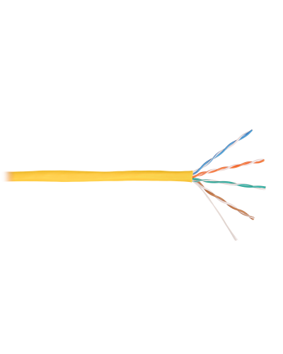 U/UTP 4pair, Cat5e, Solid, In, PVC (NMC 4100A-YL). Кабель «витая пара» (LAN) для структурированных систем связи. NIKOMAX в Кемерово