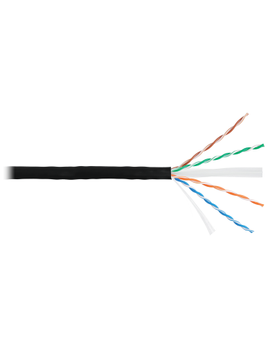 U/UTP 4pair, Cat6, Solid, Out, PVC (NMC 4155B-BK). Кабель «витая пара» (LAN) для структурированных систем связи. NIKOMAX в Кемерово