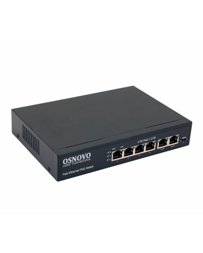 SW-20600(80W). Коммутатор 6-портовый  Fast Ethernet с PoE. OSNOVO в Кемерово