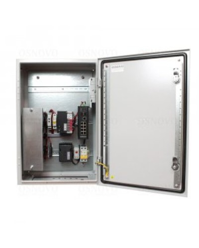 OS-46TB1(SW-80802/ILS(port 90W)). Уличная станция с термостабилизацией и резервным питанием. OSNOVO в Кемерово