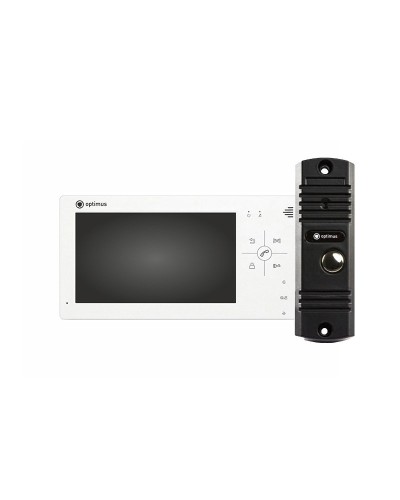 VM-7.0 (w)+ DS-700L (черный). Комплект видеодомофона. Optimus в Кемерово