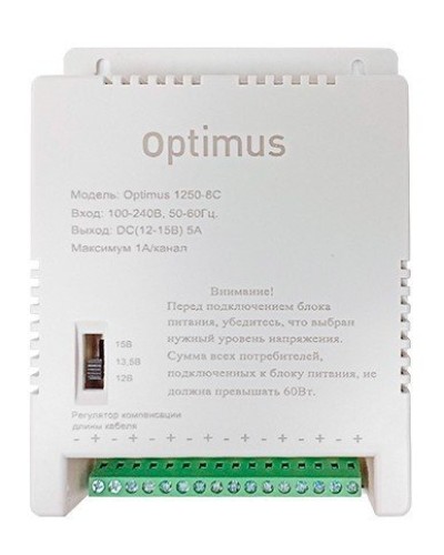 1250-8C. Источник вторичного электропитания импульсный (IP56). Optimus в Кемерово