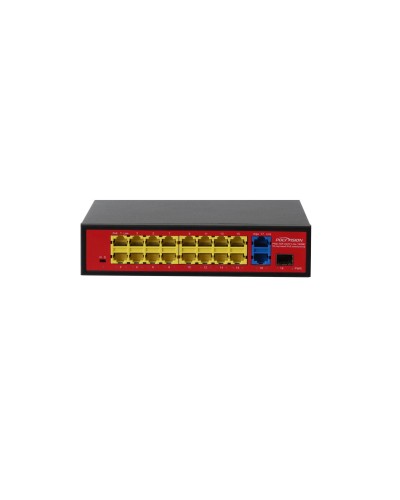 PND-16P-2G1F Lite (180W). Коммутатор неуправляемый 18-портовый с PoE. Polyvision в Кемерово