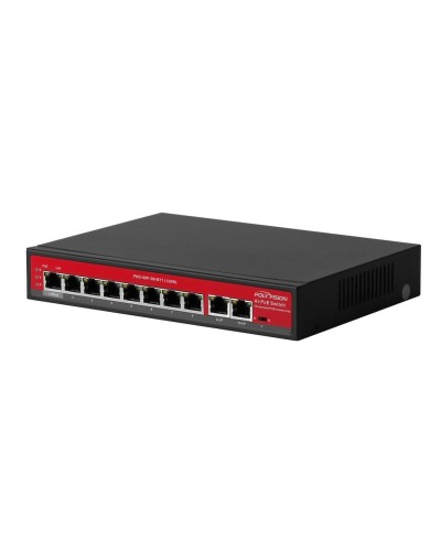 PND-08P-2M-BT1 (120W). Коммутатор AI 10-портовый с функцией PoE. Polyvision в Кемерово