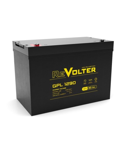 Revolter GPL 1290. Аккумулятор автомобильный герметичный свинцово-кислотный. Revolter в Кемерово