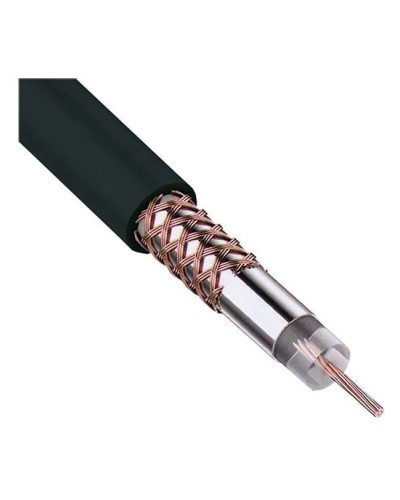 RG-58 A/U, 50 Ом, Cu/Al/Cu, 64%, 100 м, черный (01-2003). Кабель коаксиальный радиочастотный. Rexant в Кемерово