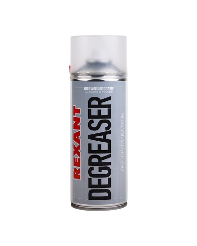 Очиститель обезжириватель DEGREASER, REXANT, 400 мл, аэрозоль (85-0006): Баллон с очистителем в Кемерово