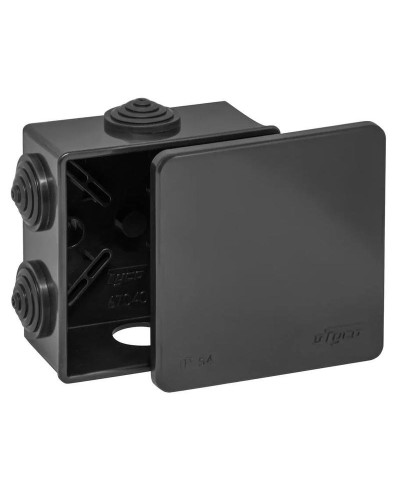 Коробка TYCO ОП 85х85х40мм УХЛ1 IP54 черный (67040Ч). Коробка распределительная. RuVinil в Кемерово
