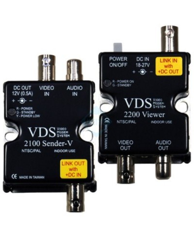 VDS 2100/2200. Удлинитель видео-, аудиосигнала, напряжения питания по коаксиальному кабелю. SC&T в Кемерово