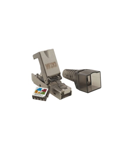 Коннектор 8P8C STP 6A (RJ-45) безынструментальный (10-0240). Разъем RJ-45. SUPRLAN в Кемерово