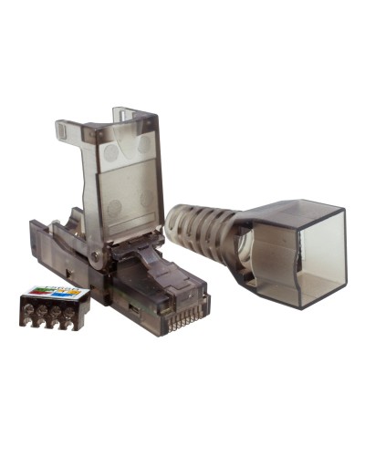 Коннектор 8P8C UTP 6A (RJ-45) безынструментальный (10-0239). Разъем RJ-45. SUPRLAN в Кемерово